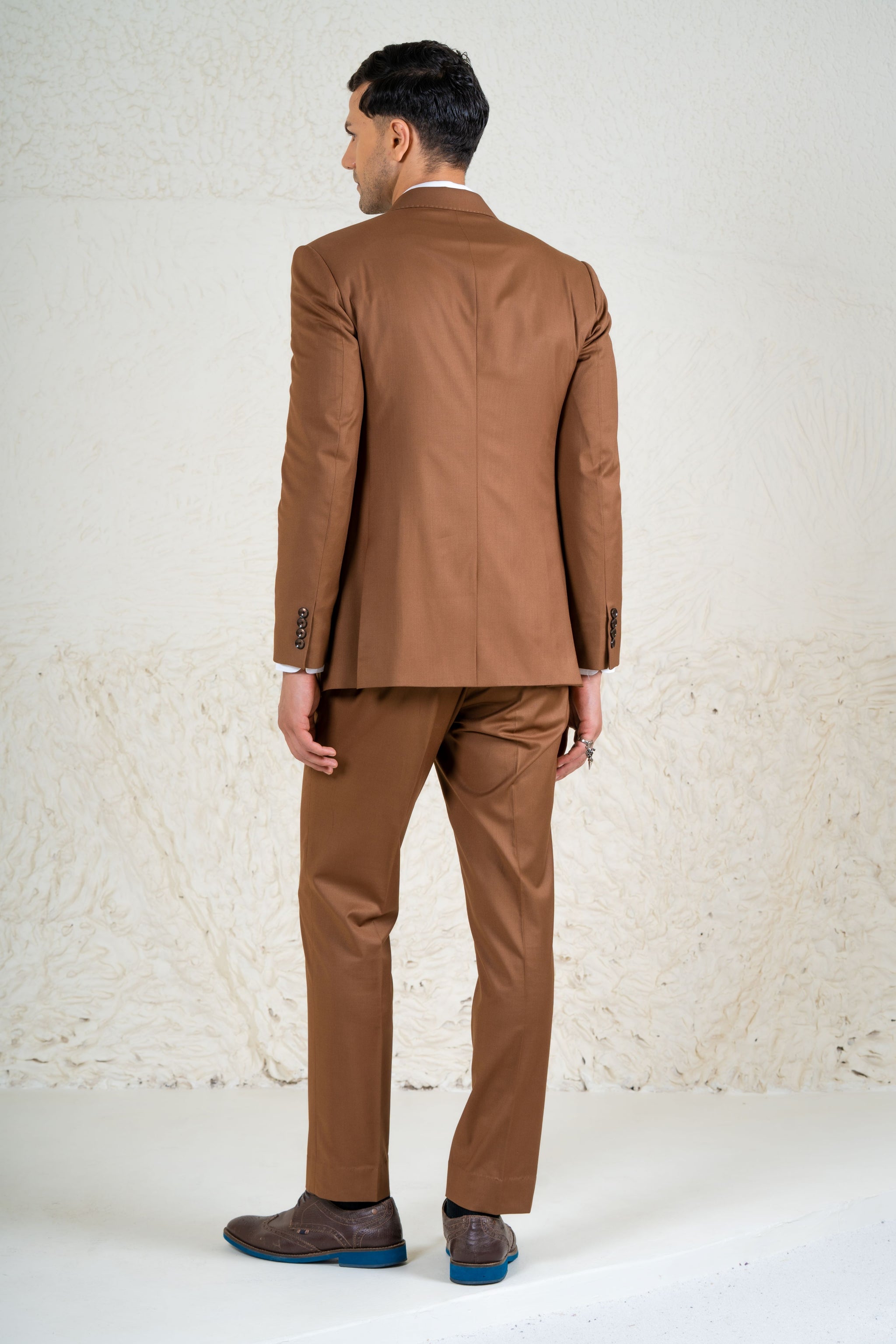 Brown Viscose Suit
