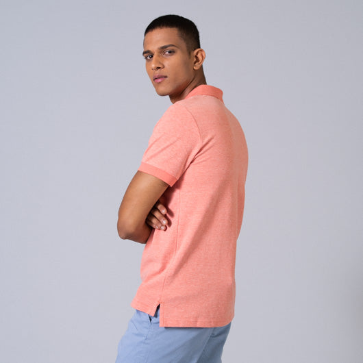 Flamingo Fancy Pink Cotton Polo T-Shirt