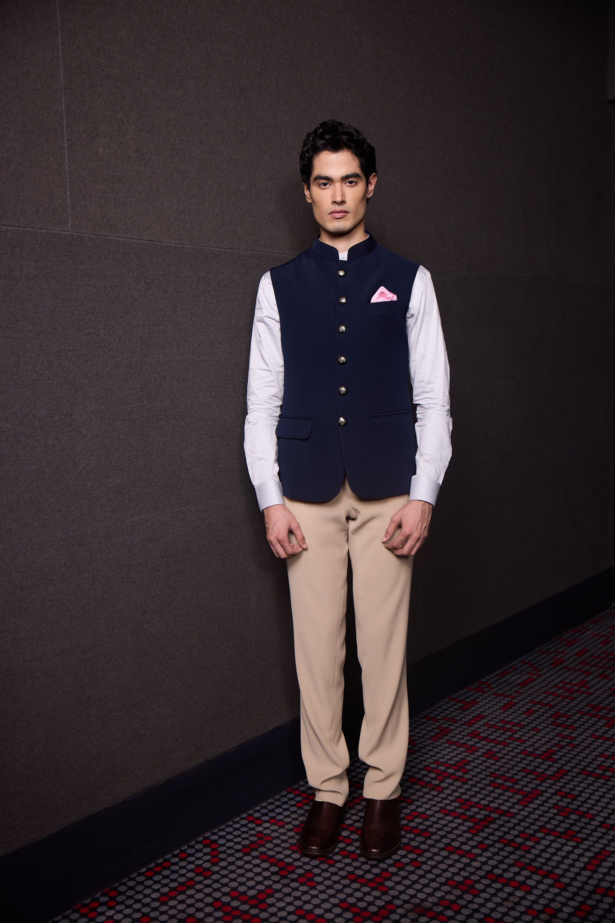 Jodhpuri Jacket Blue Half Coat Matching Shirt Pajama Sherwani Modi Jackets For Wedding NAVY METALLIC NEHRU JACKET Minizmo Jodhpuri Jacket Blue Half Coat Matching Shirt Pajama Sherwani Modi Jackets For Wedding NAVY METALLIC NEHRU JACKET Minizmo