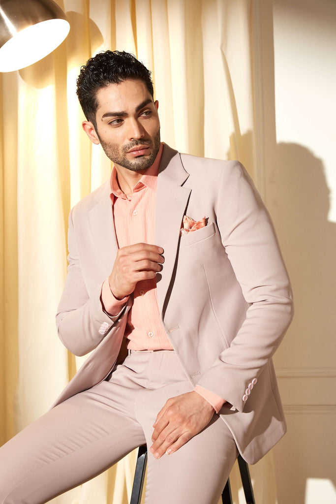 Dusky Rose Single-Breasted Suit