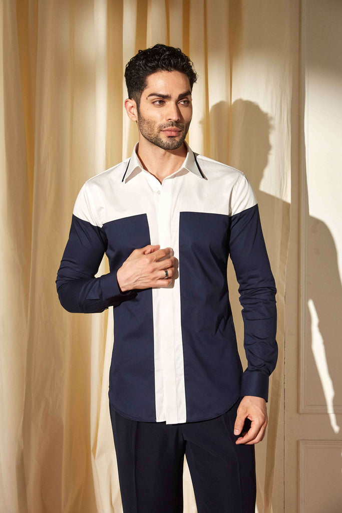 Navy Monolith Shirt