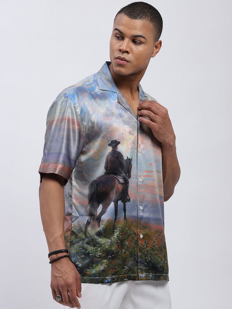 Sunset Rider Print Shirt – Minizmo
