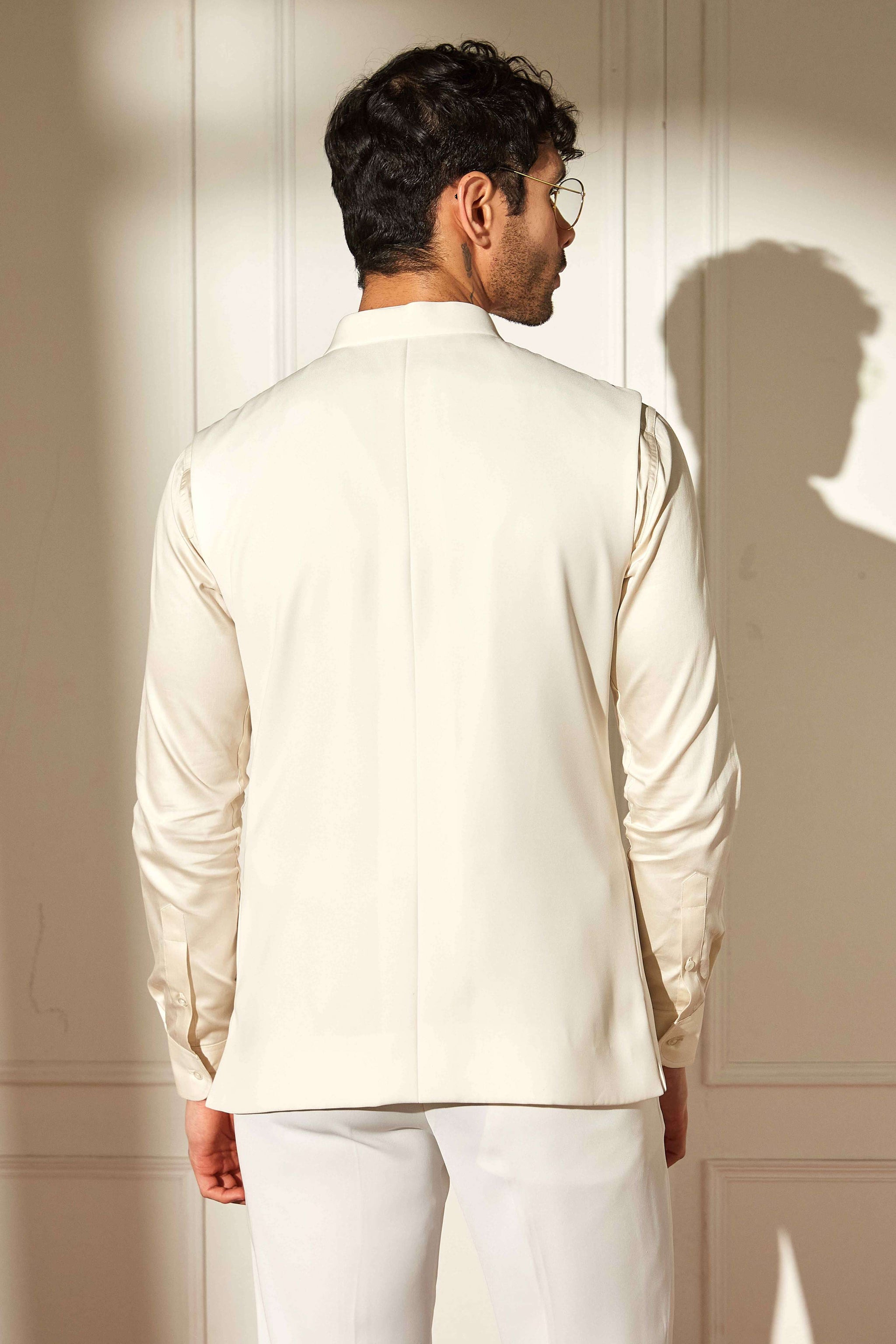 Ivory Arc Nehru Jacket