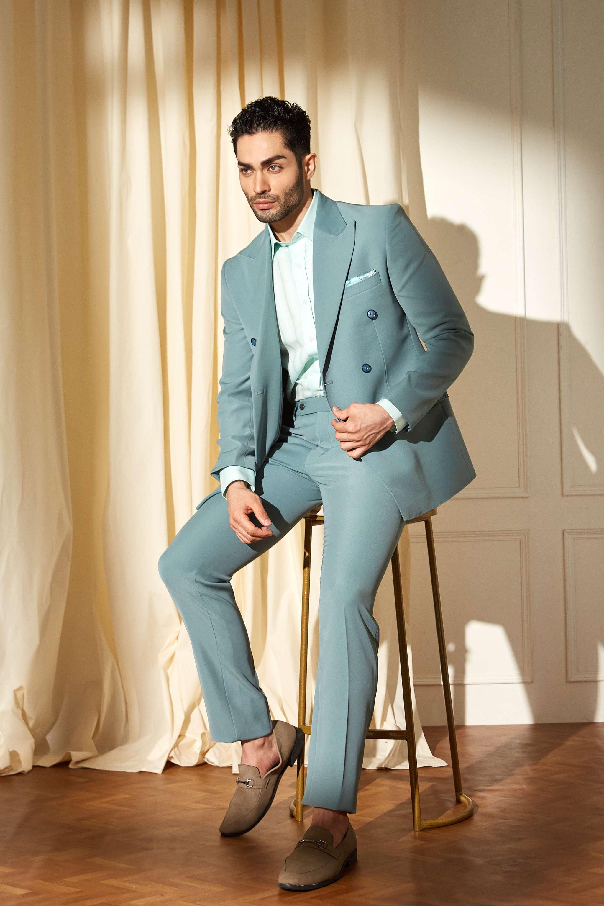 Sea Green Classic Suit