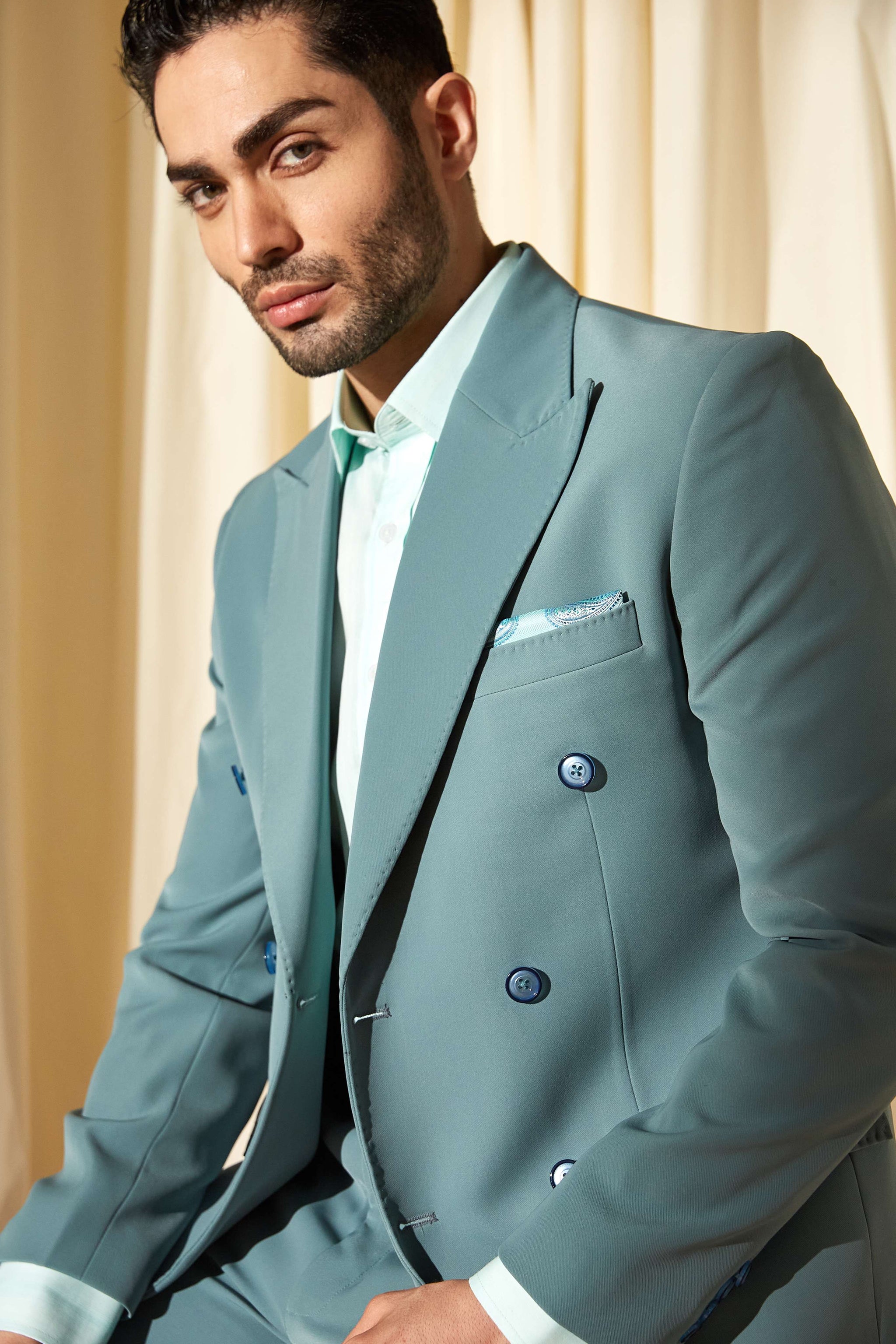 Sea Green Classic Suit