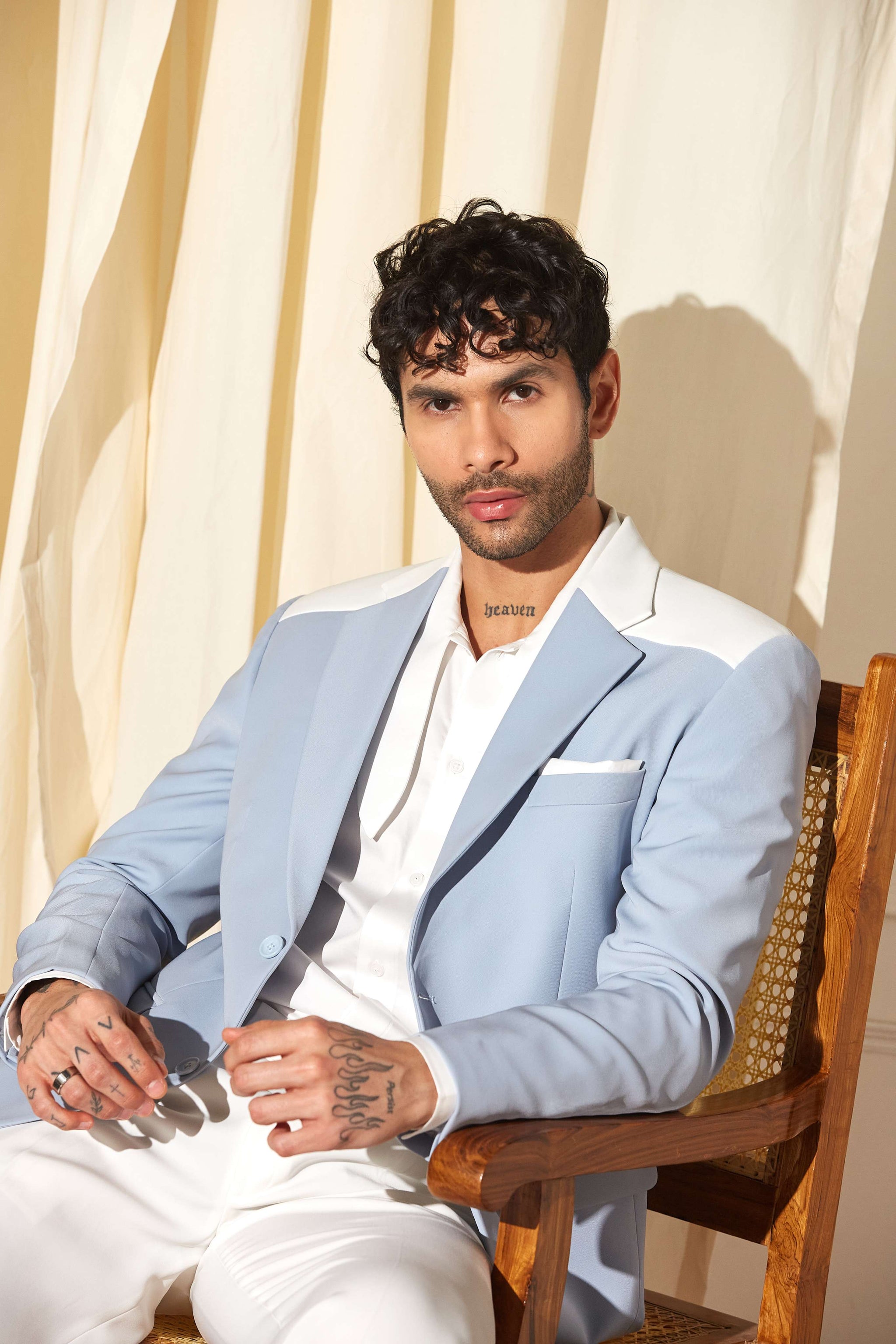 Glacier Edge Color Block Blazer