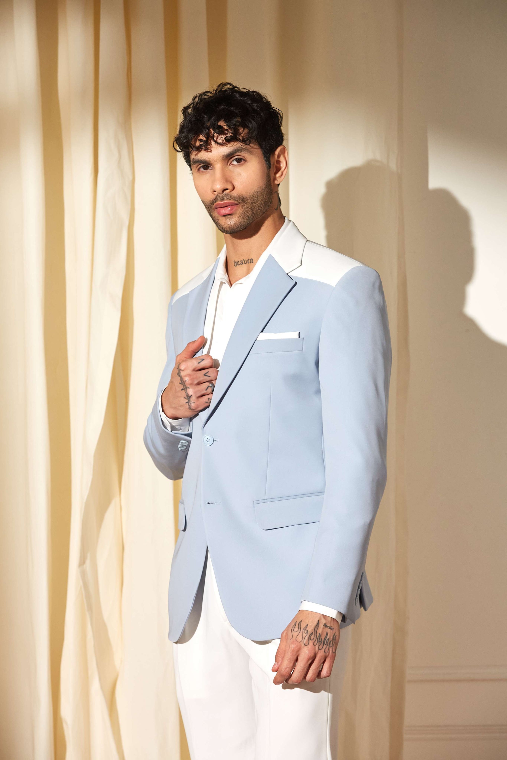 Glacier Edge Color Block Blazer