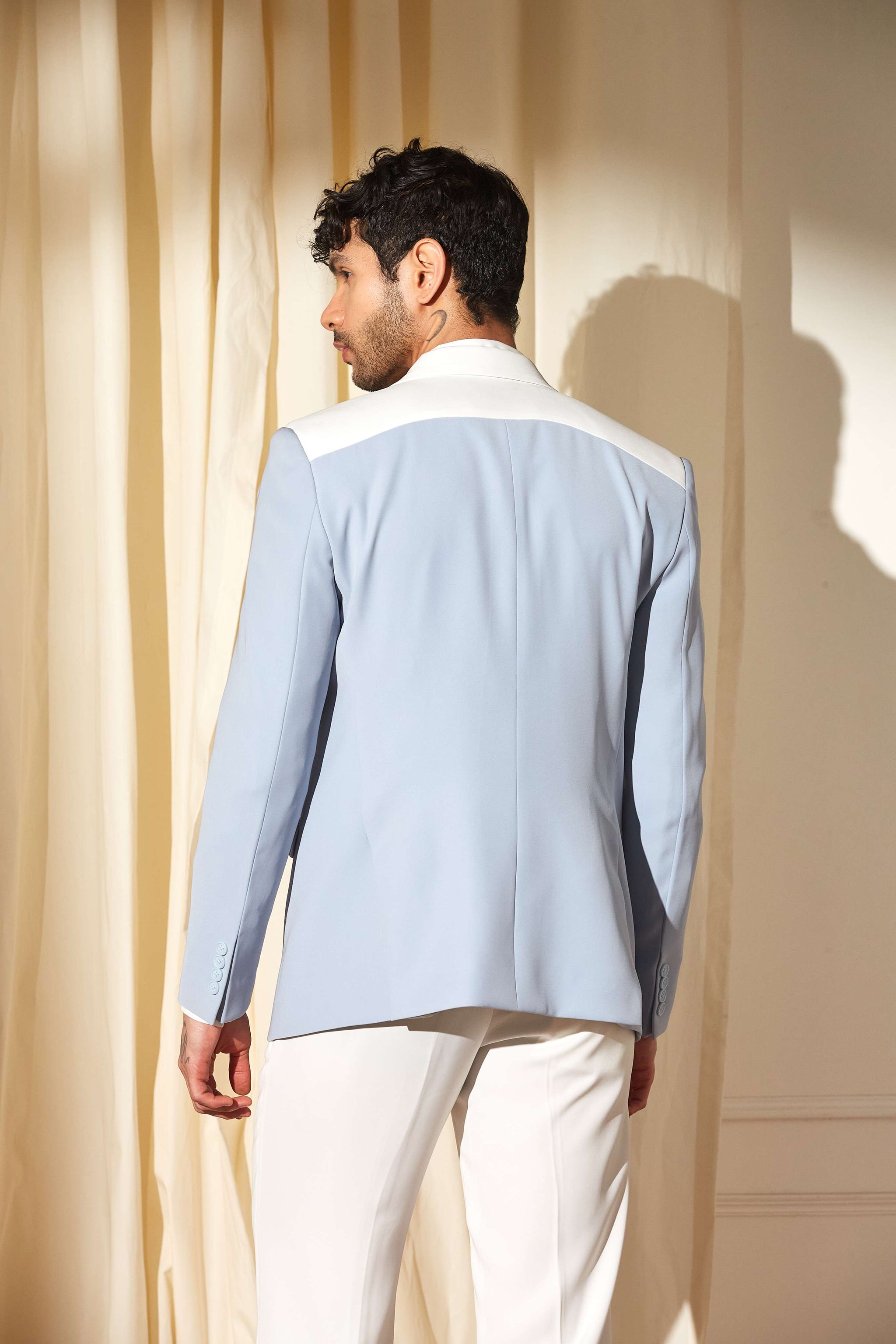 Glacier Edge Color Block Blazer