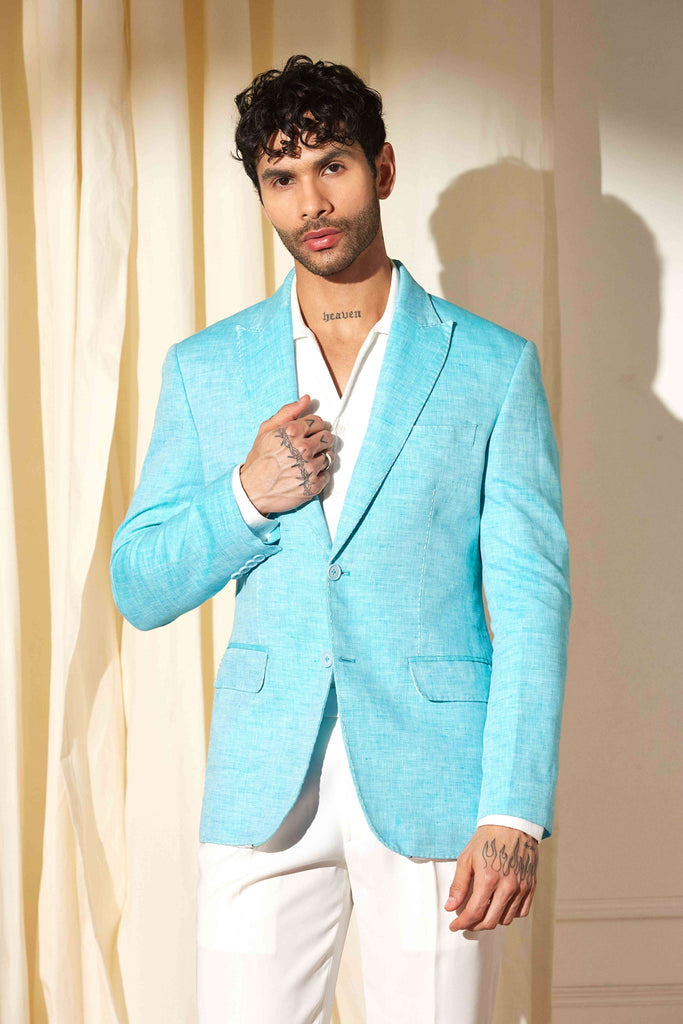Skythread Linen Blazer