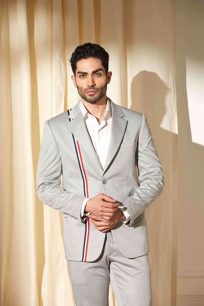 Platinum Stripe Blazer