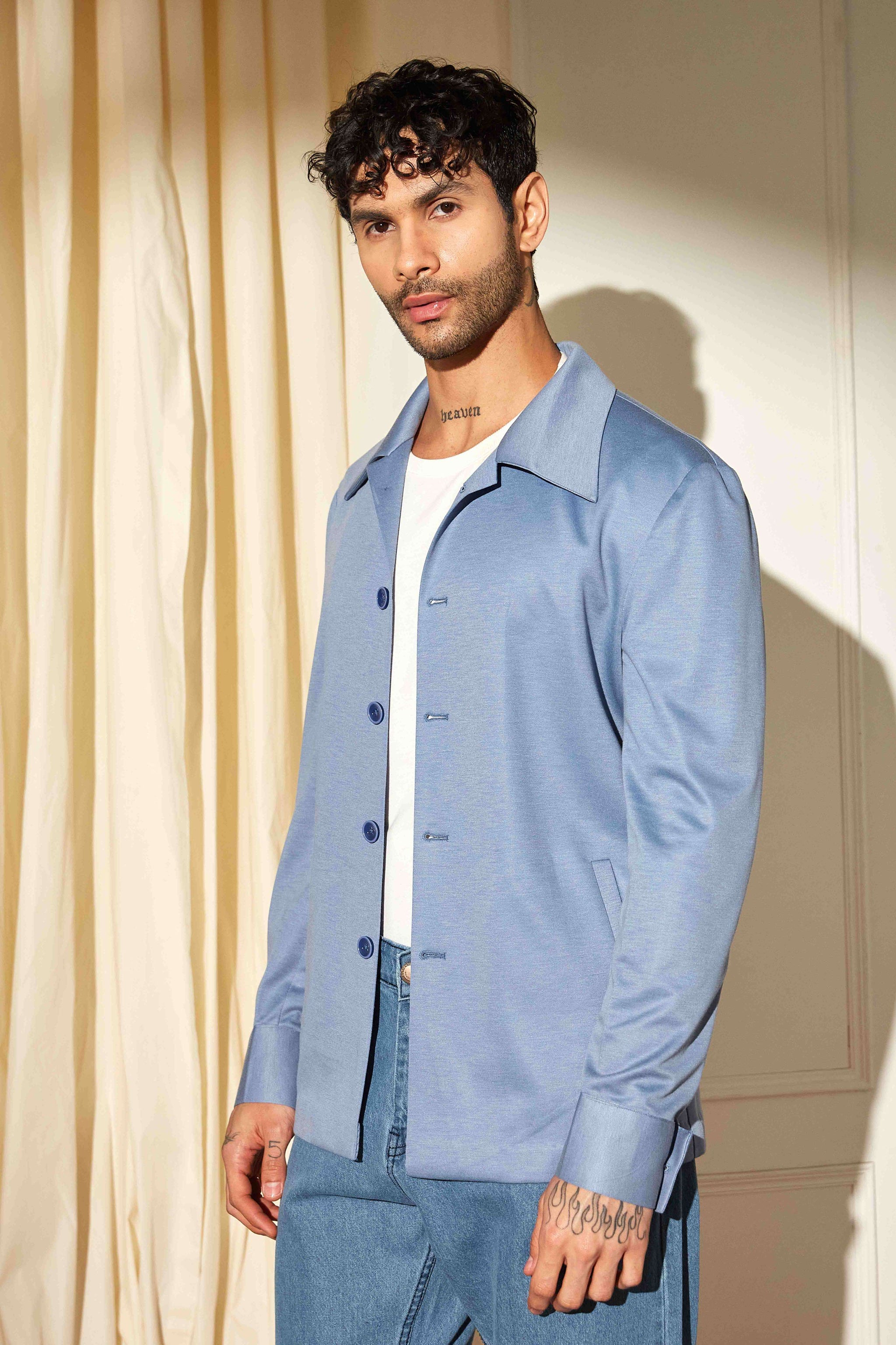 Ocean Blue Shacket