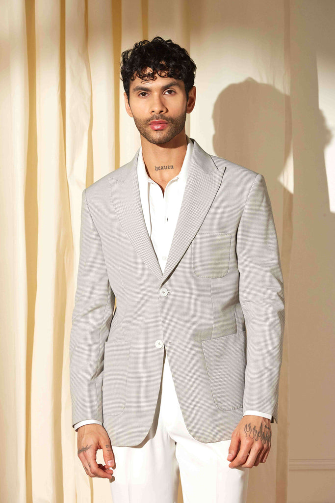 Cloudpane Seersucker Blazer