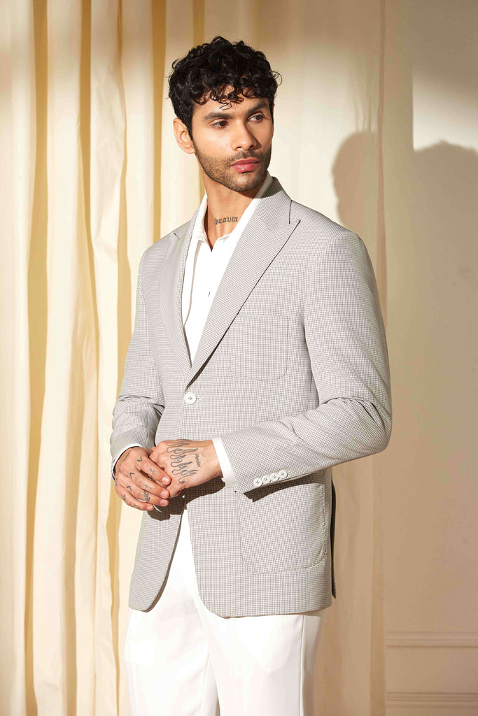 Cloudpane Seersucker Blazer