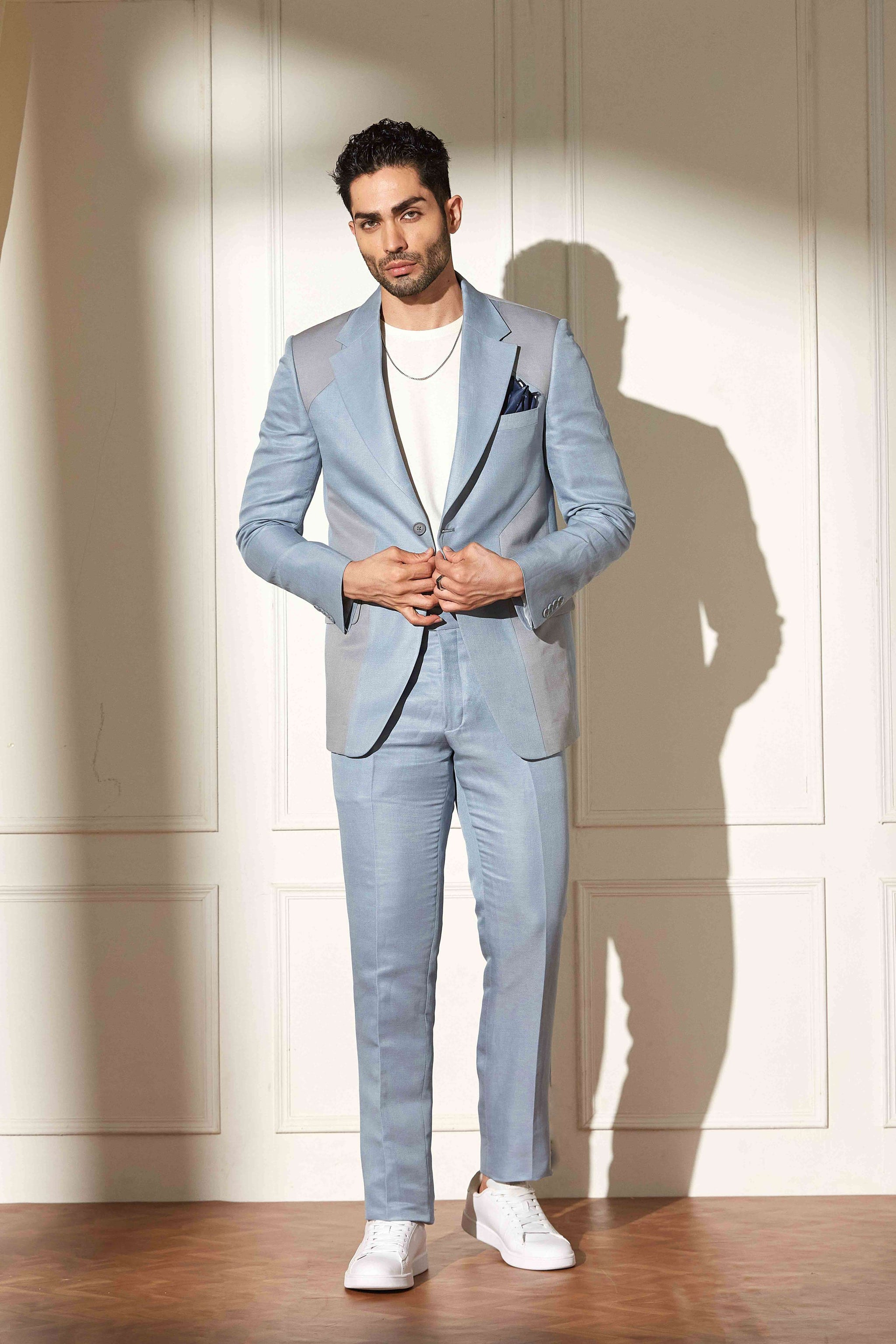 Skyline Color Block Suit