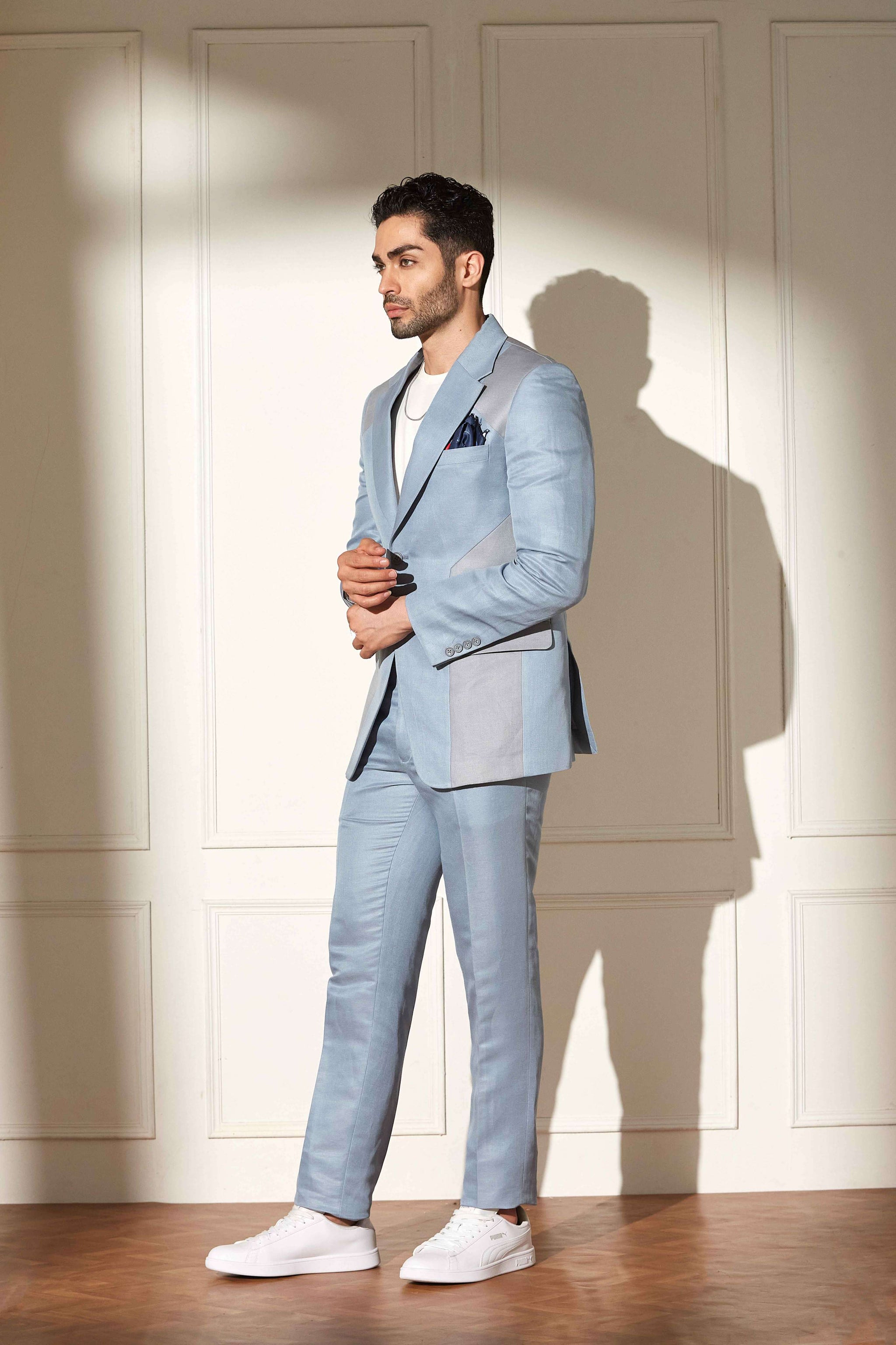 Skyline Color Block Suit