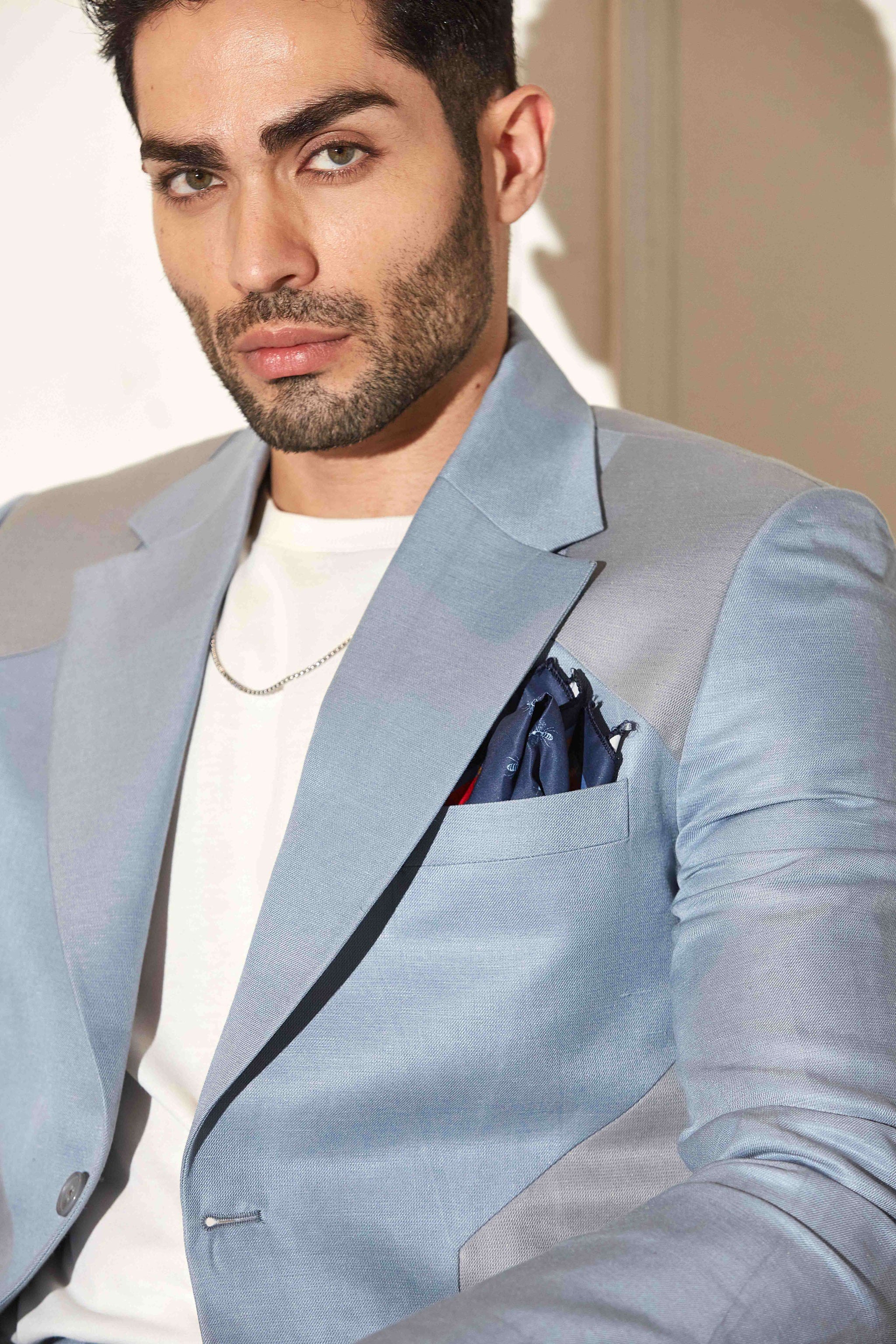 Skyline Color Block Suit