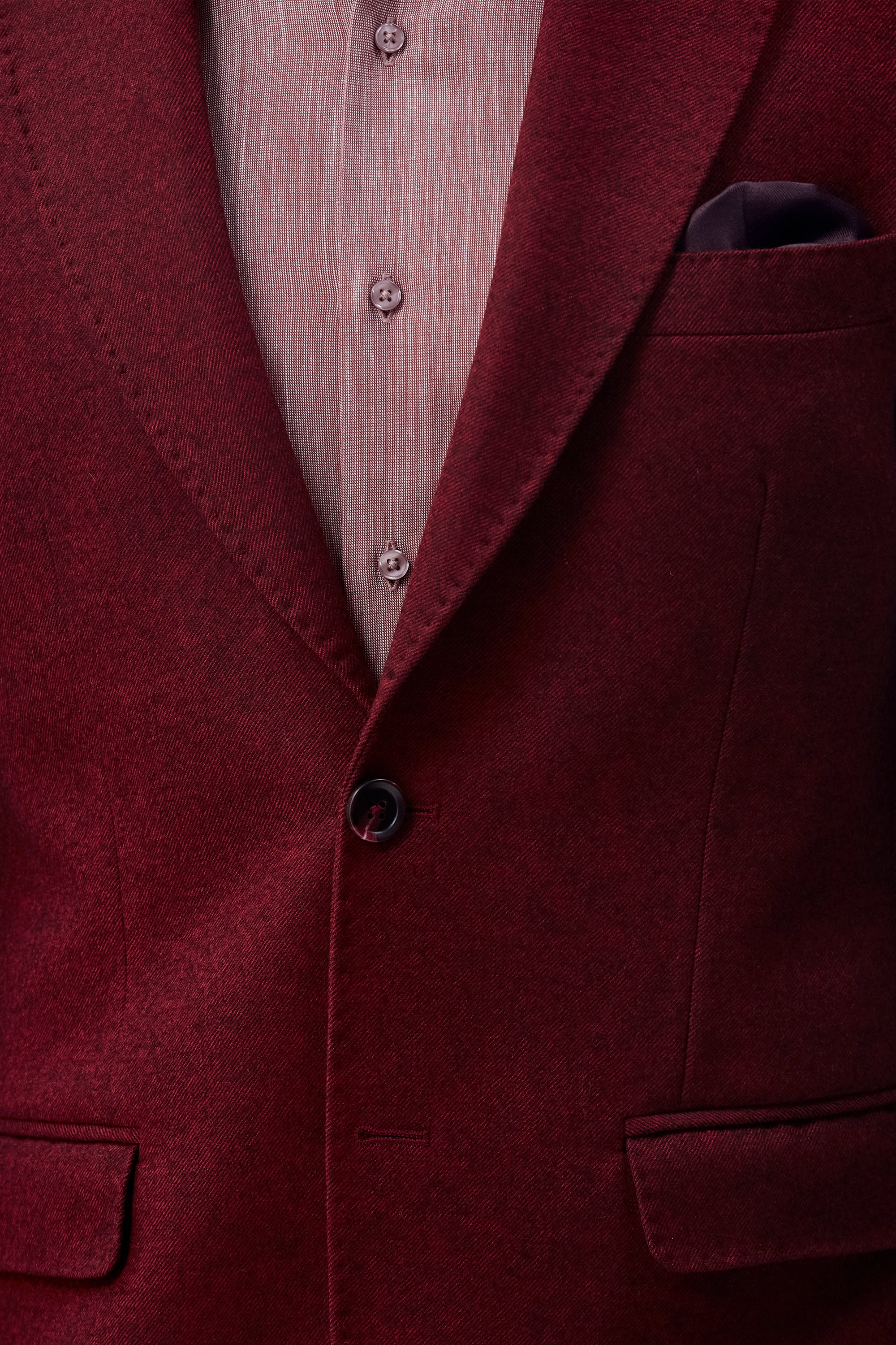 Maroon Tweed Blazer