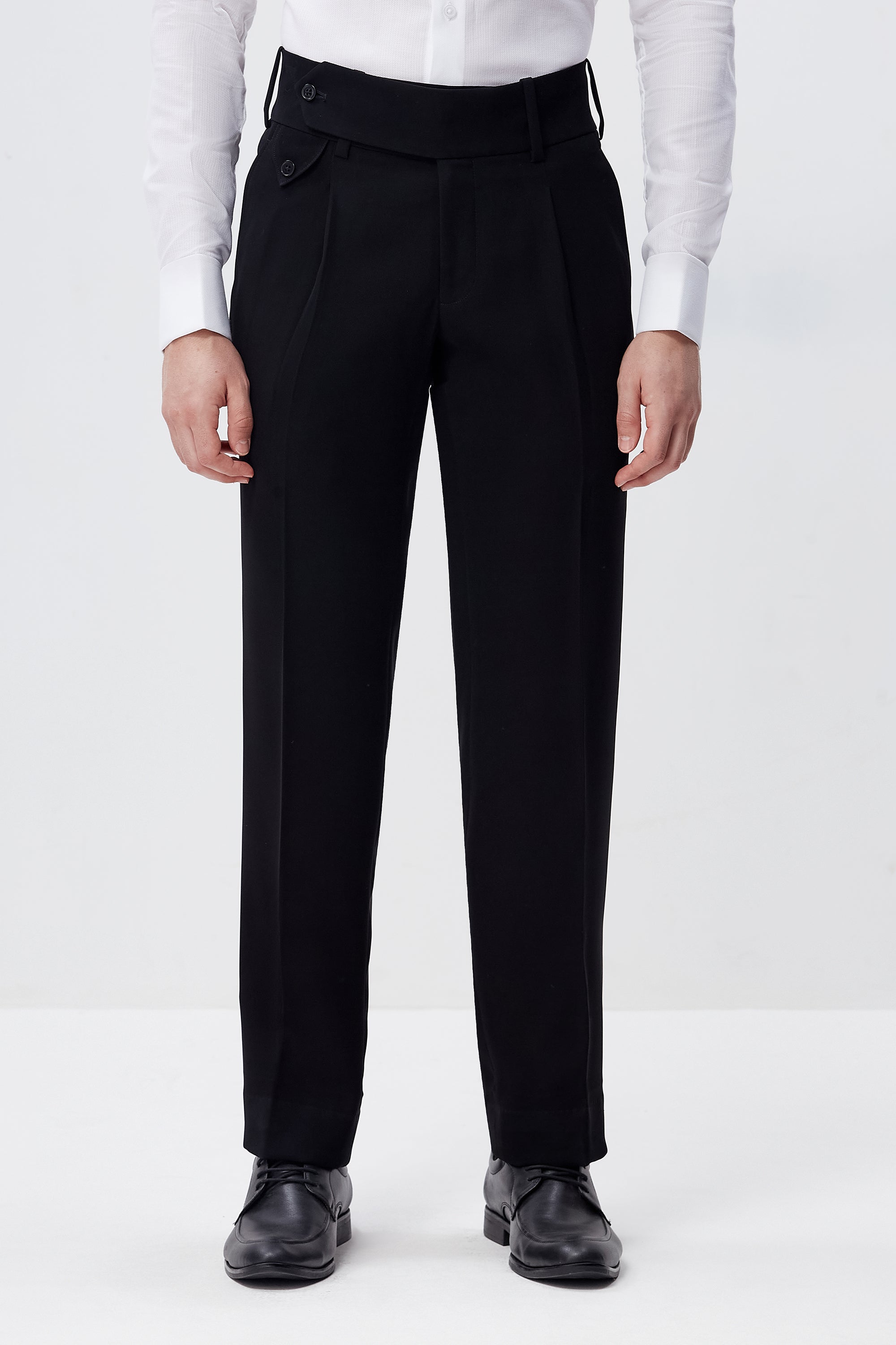 Iconic Black Gurkha Trouser