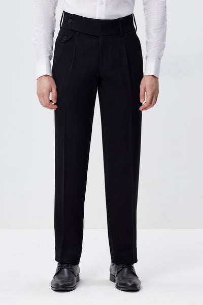 Iconic Black Gurkha Trouser