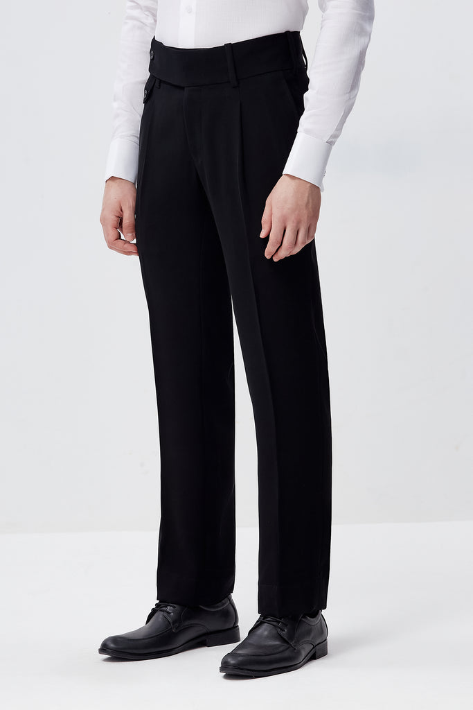 Iconic Black Gurkha Trouser