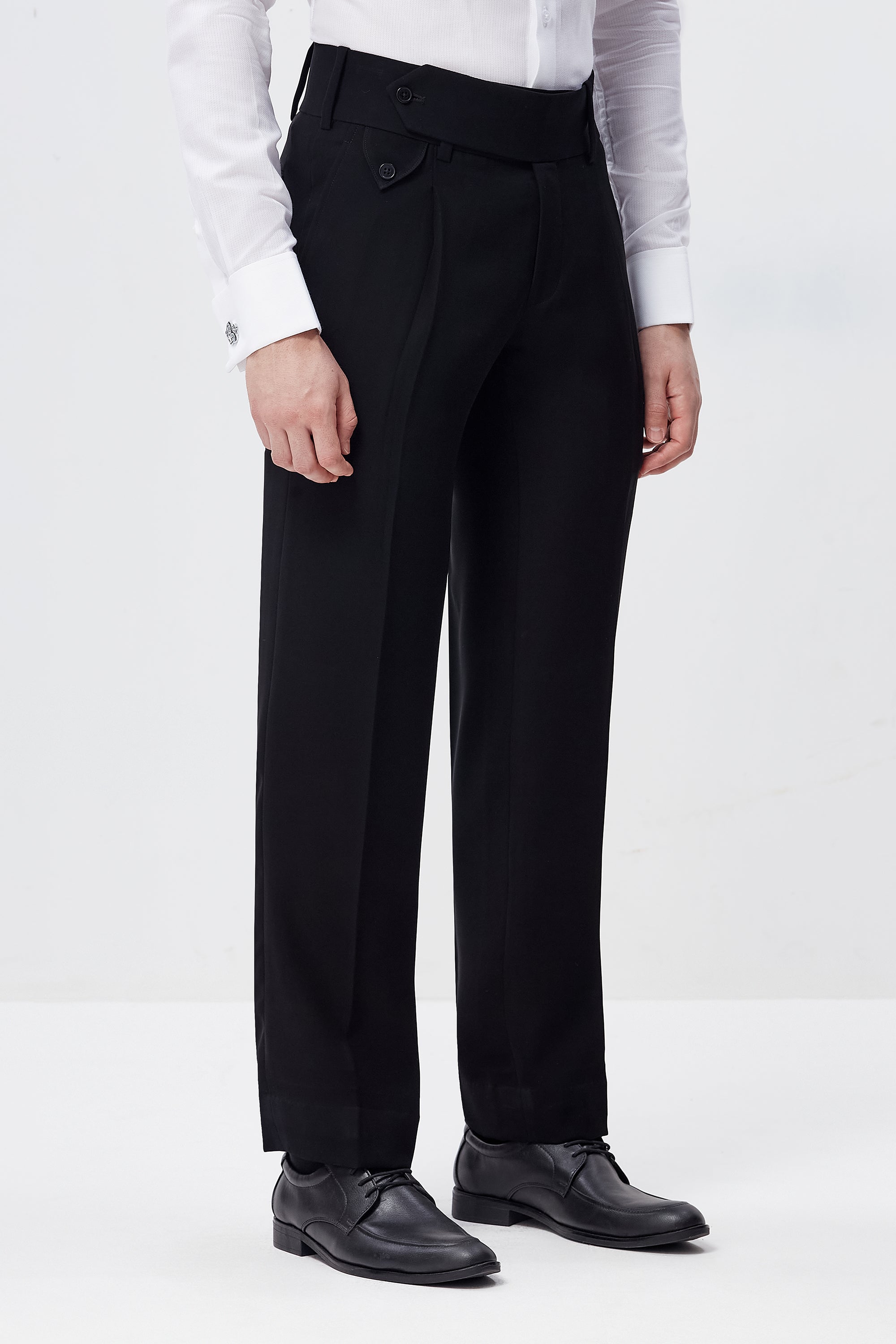 Iconic Black Gurkha Trouser