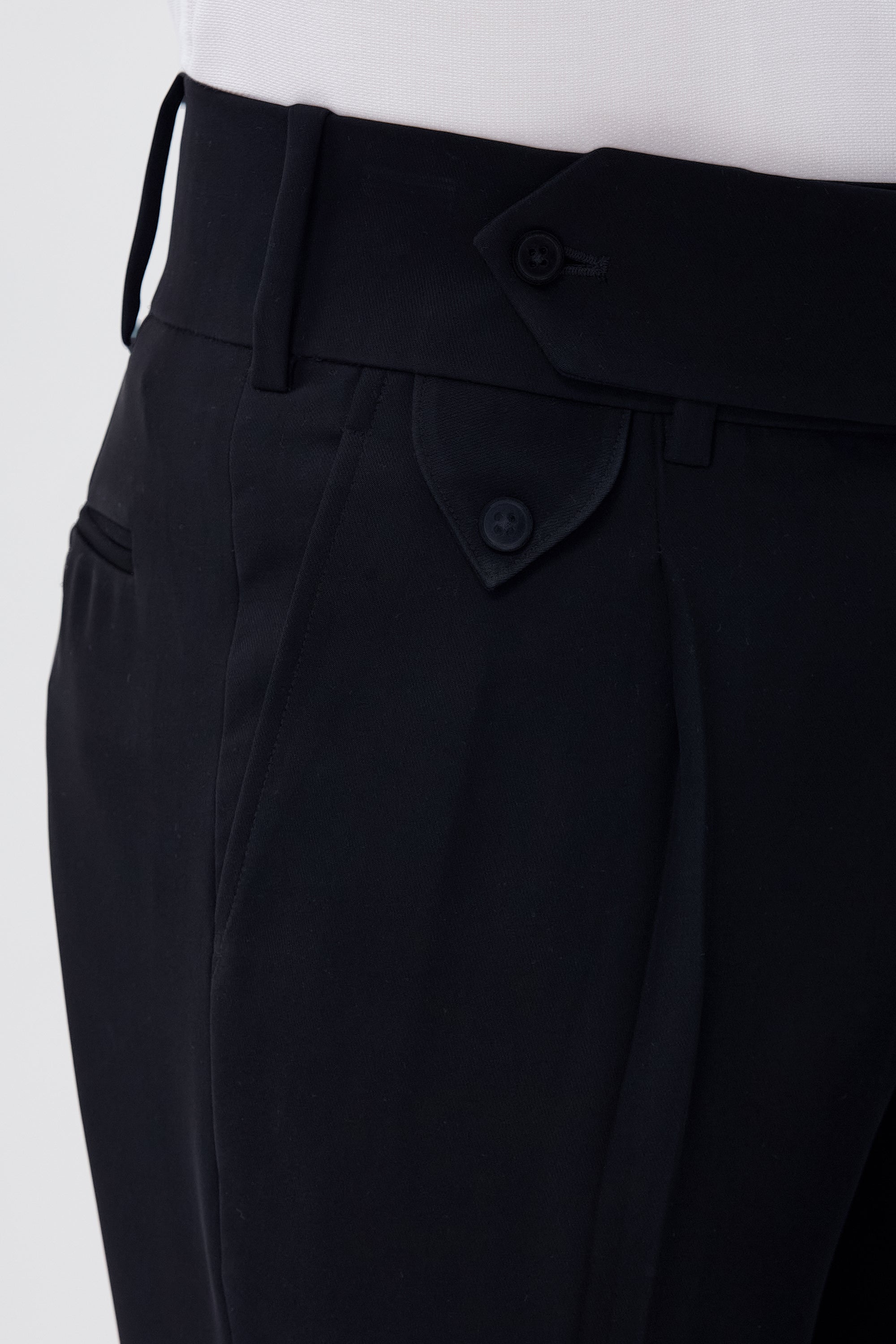 Iconic Black Gurkha Trouser