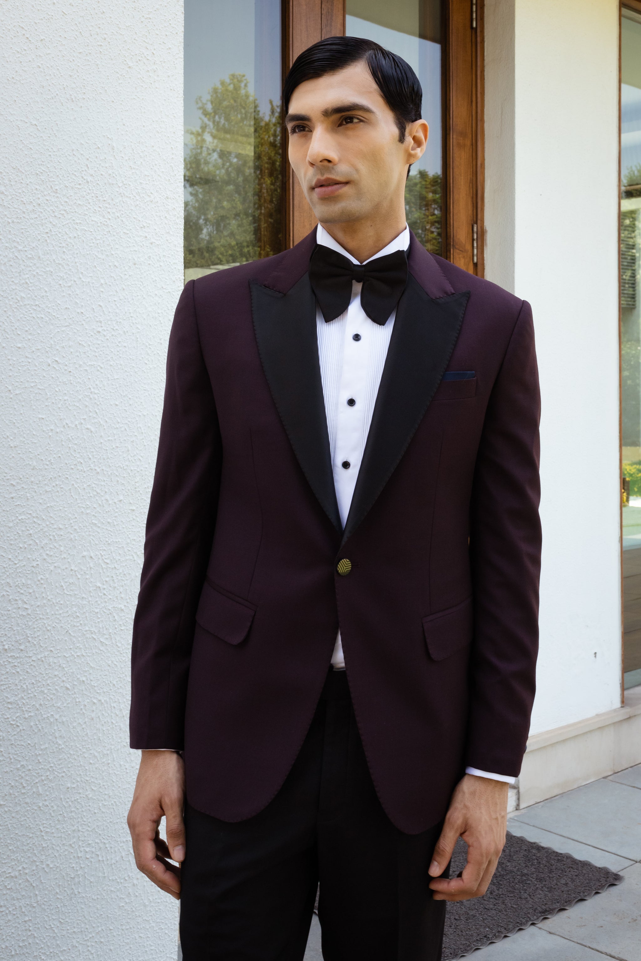 Claret Tuxedo Jacket