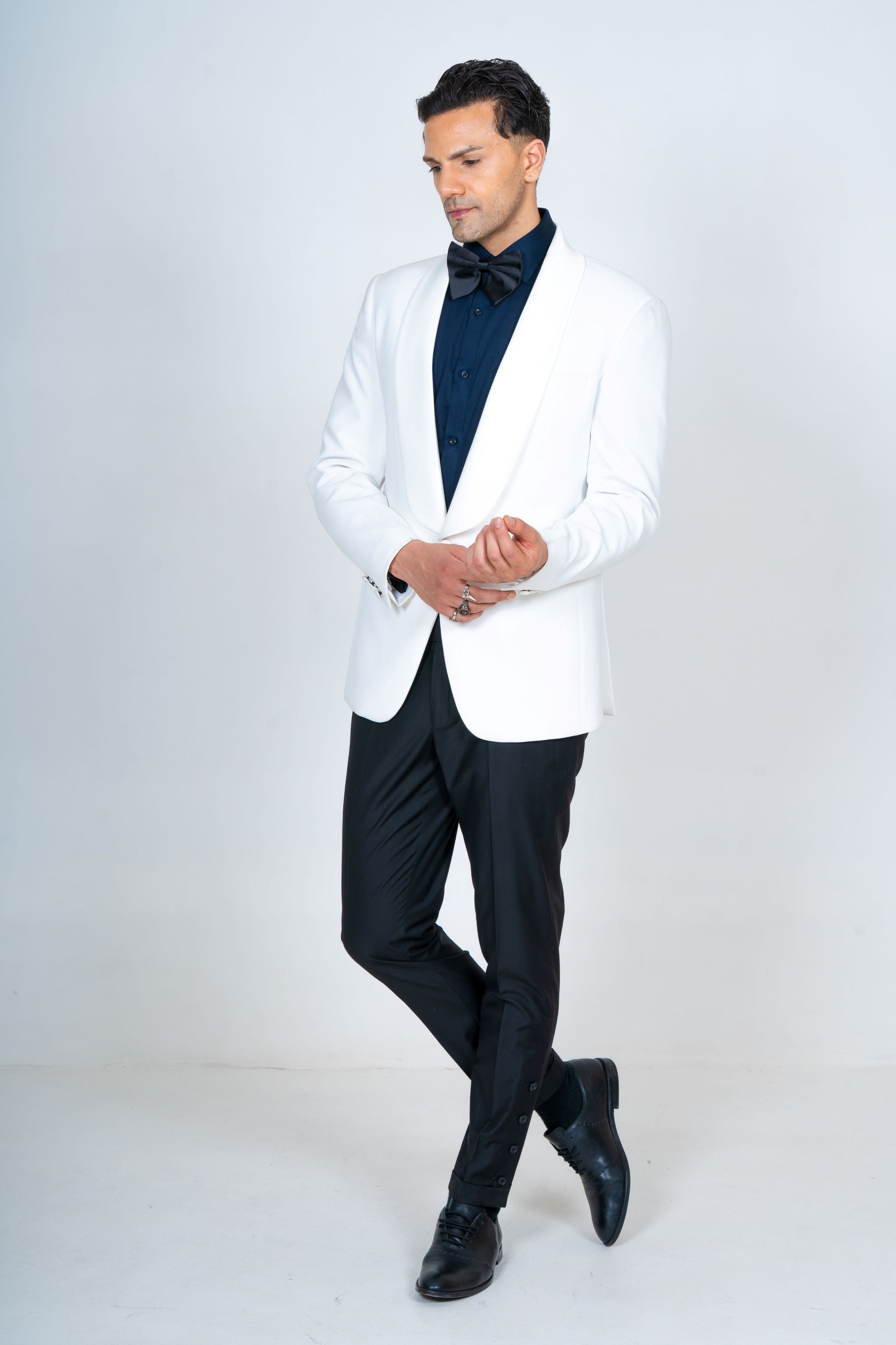 White Tuxedo Blazer