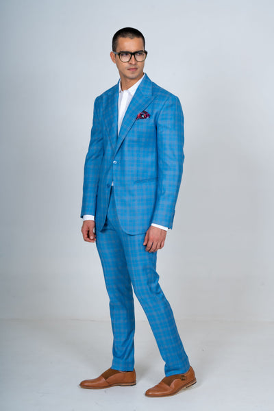 Summer Royal blue suit