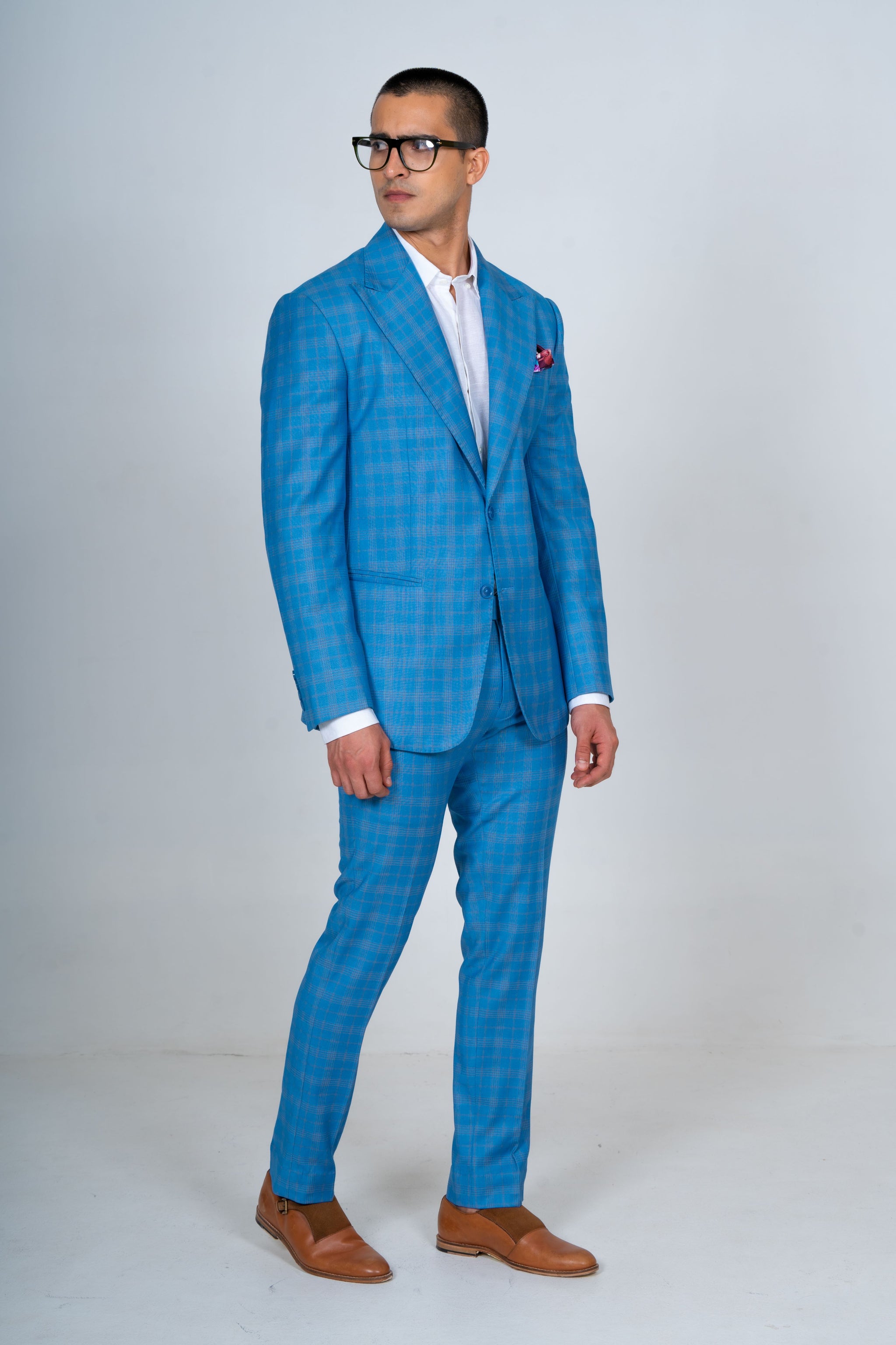 Summer Royal blue suit