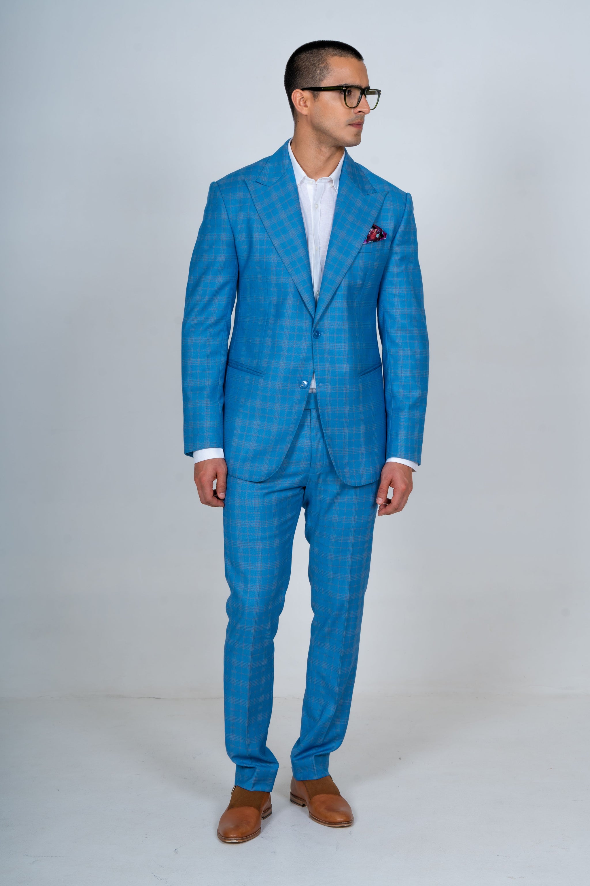 Summer Royal blue suit