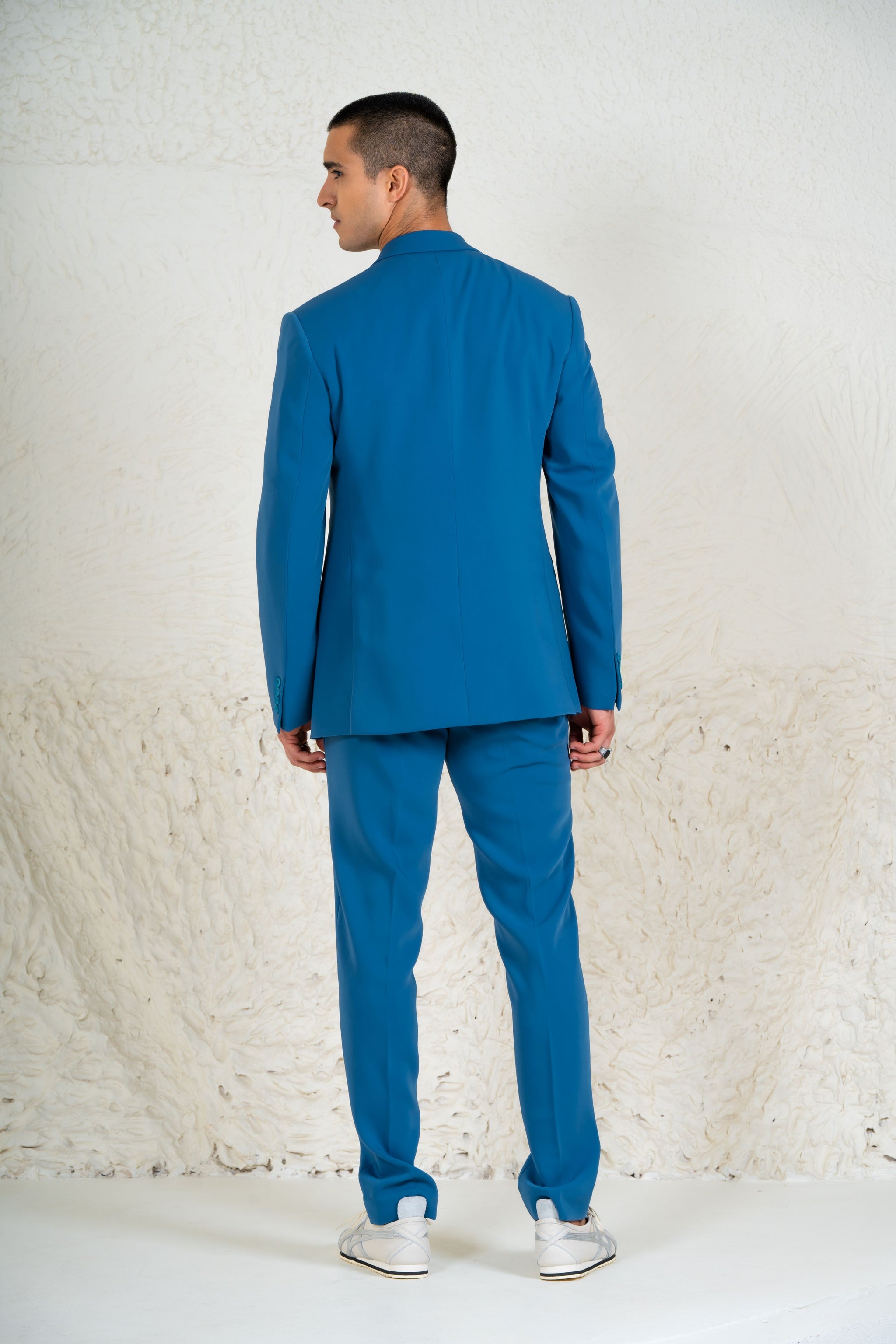 Summer Teal blue suit