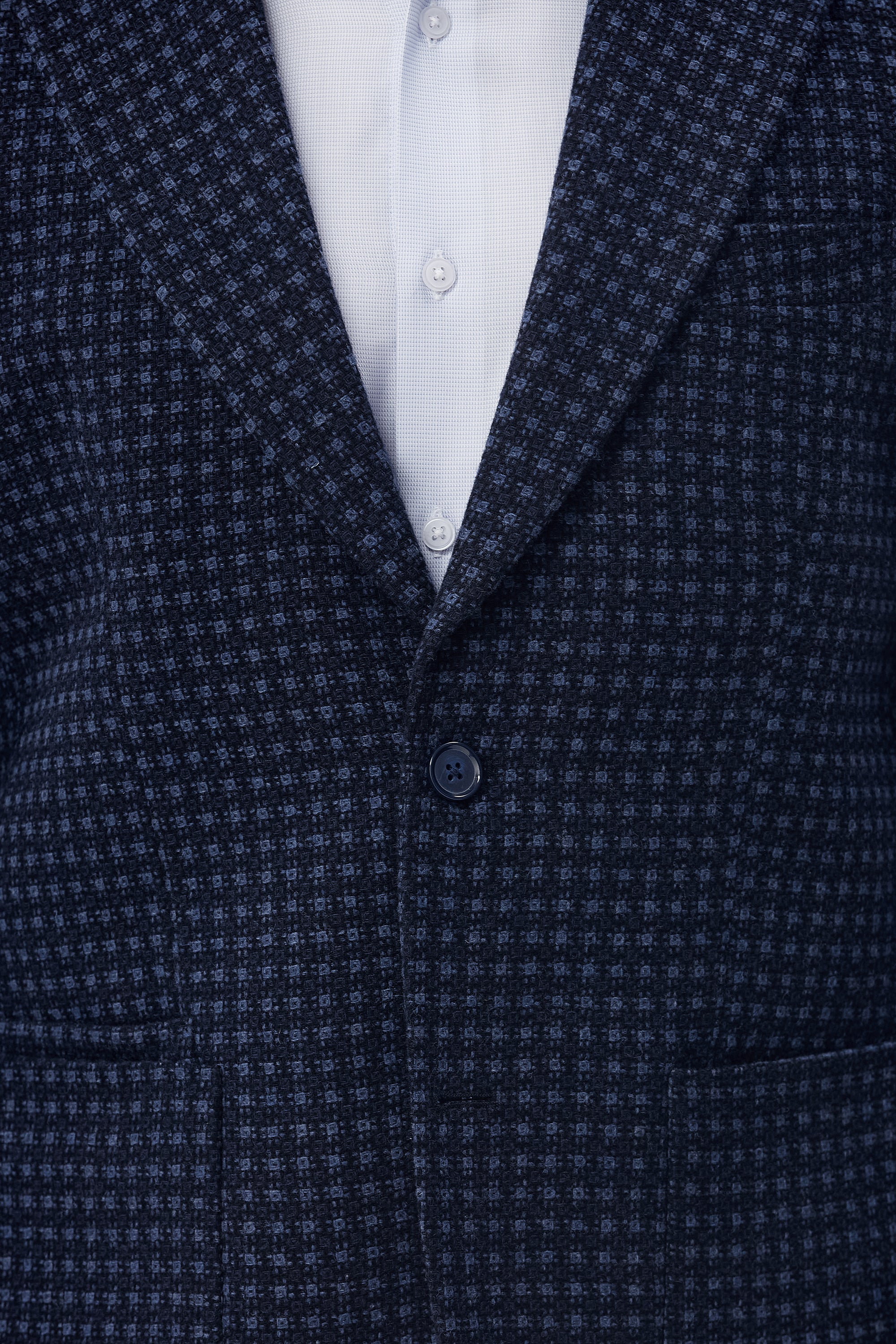 Textured Basketweave Blazer