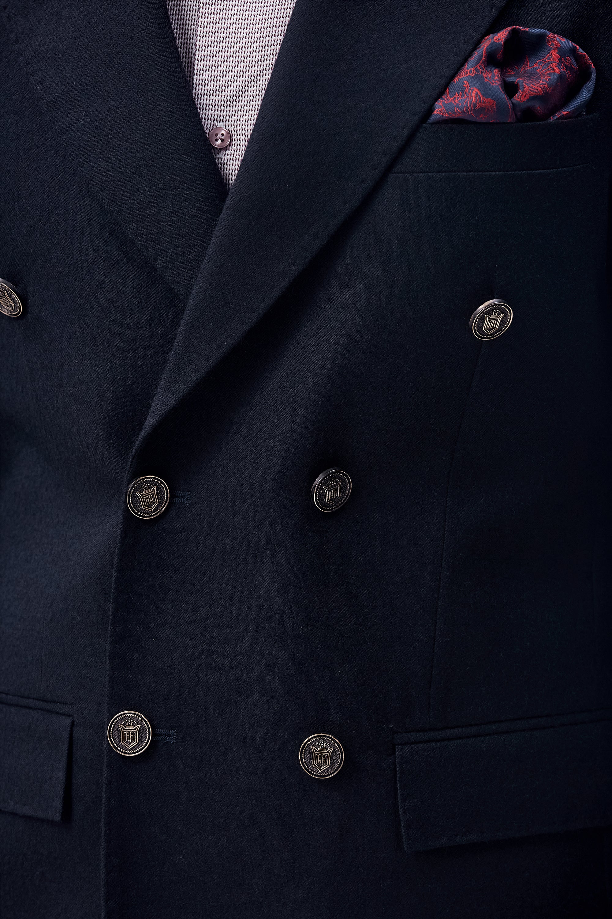 Deep Indigo Crest Blazer