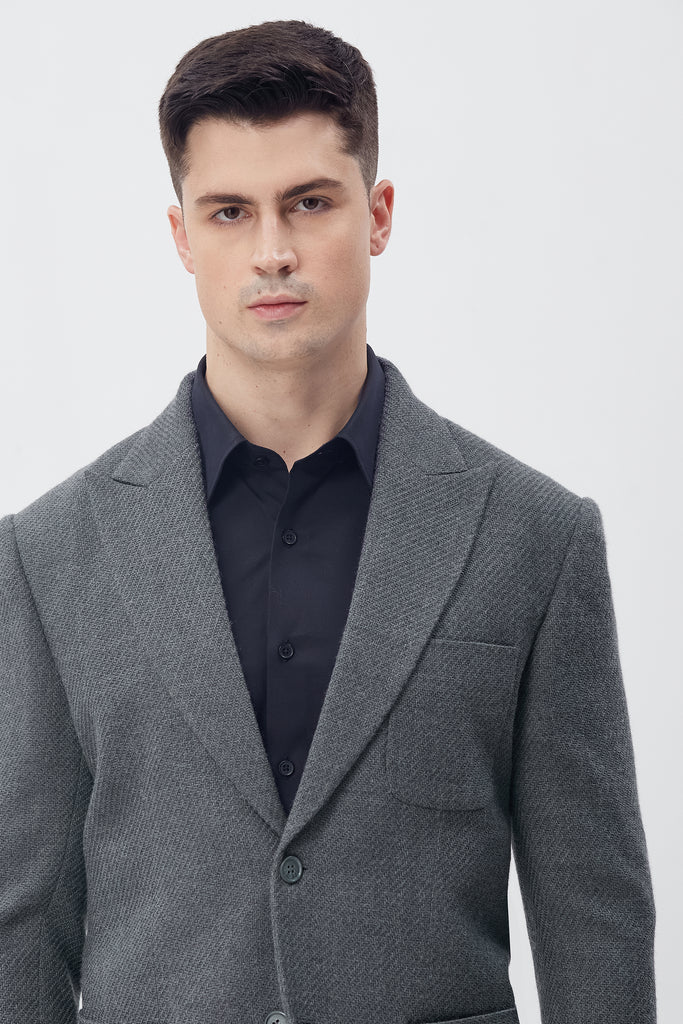 Loom Grey Blazer