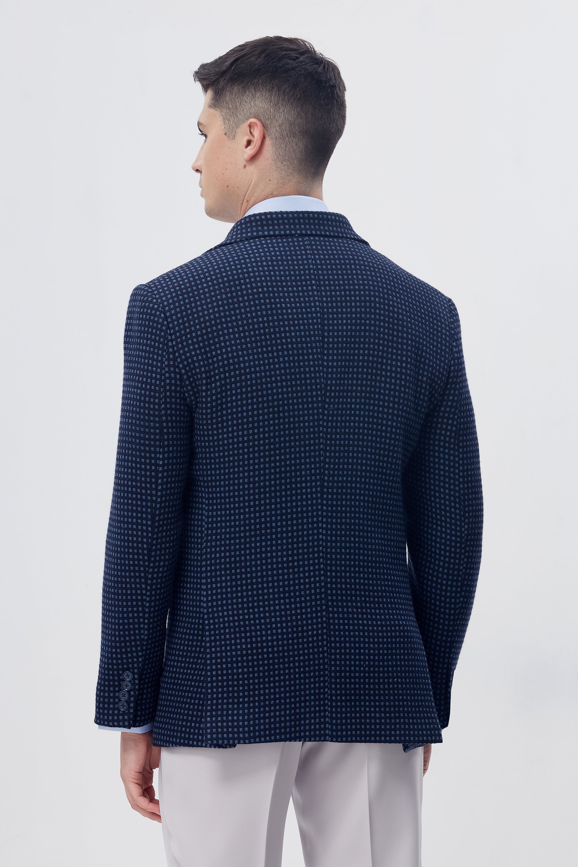 Navy Cipher Blazer