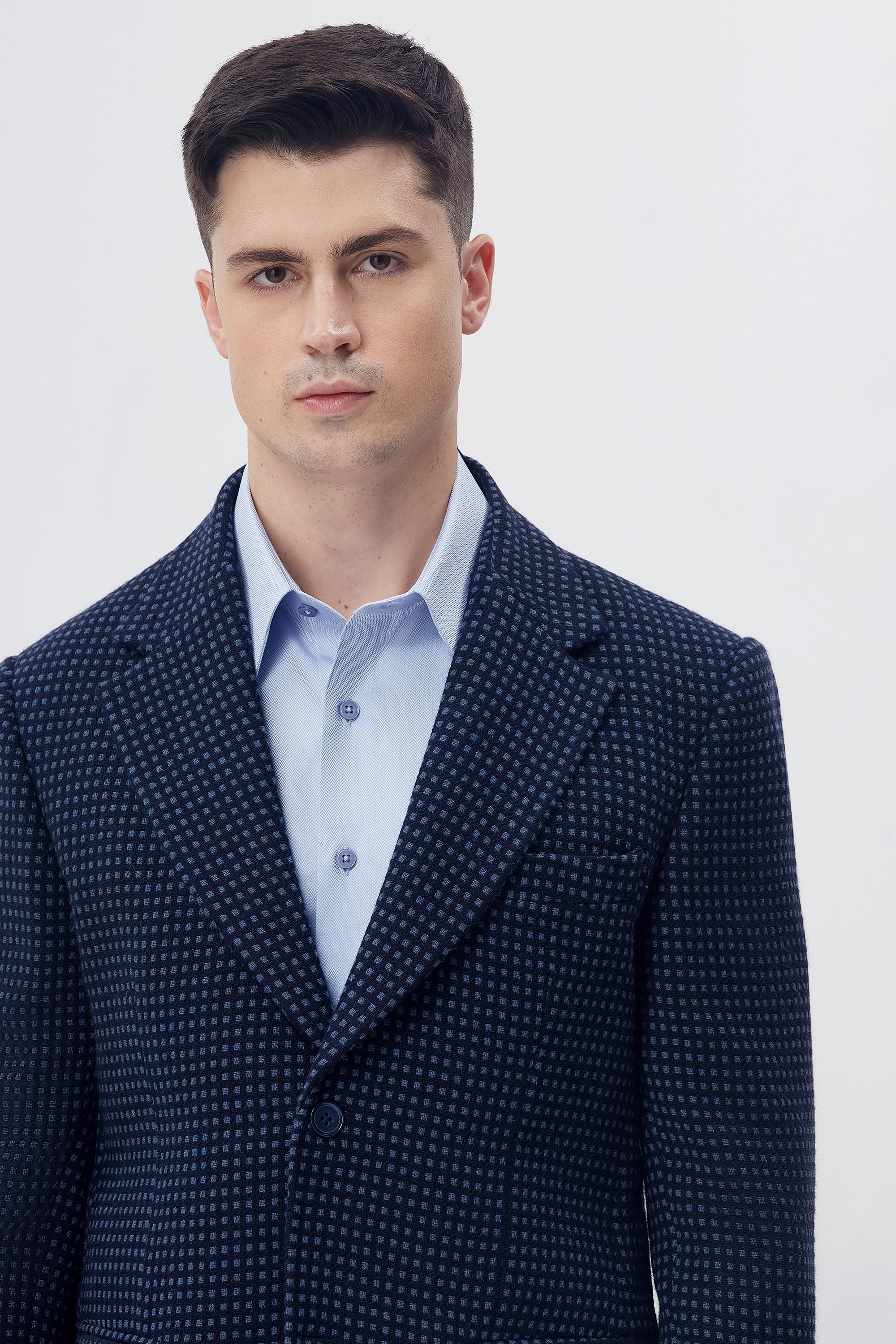 Navy Cipher Blazer
