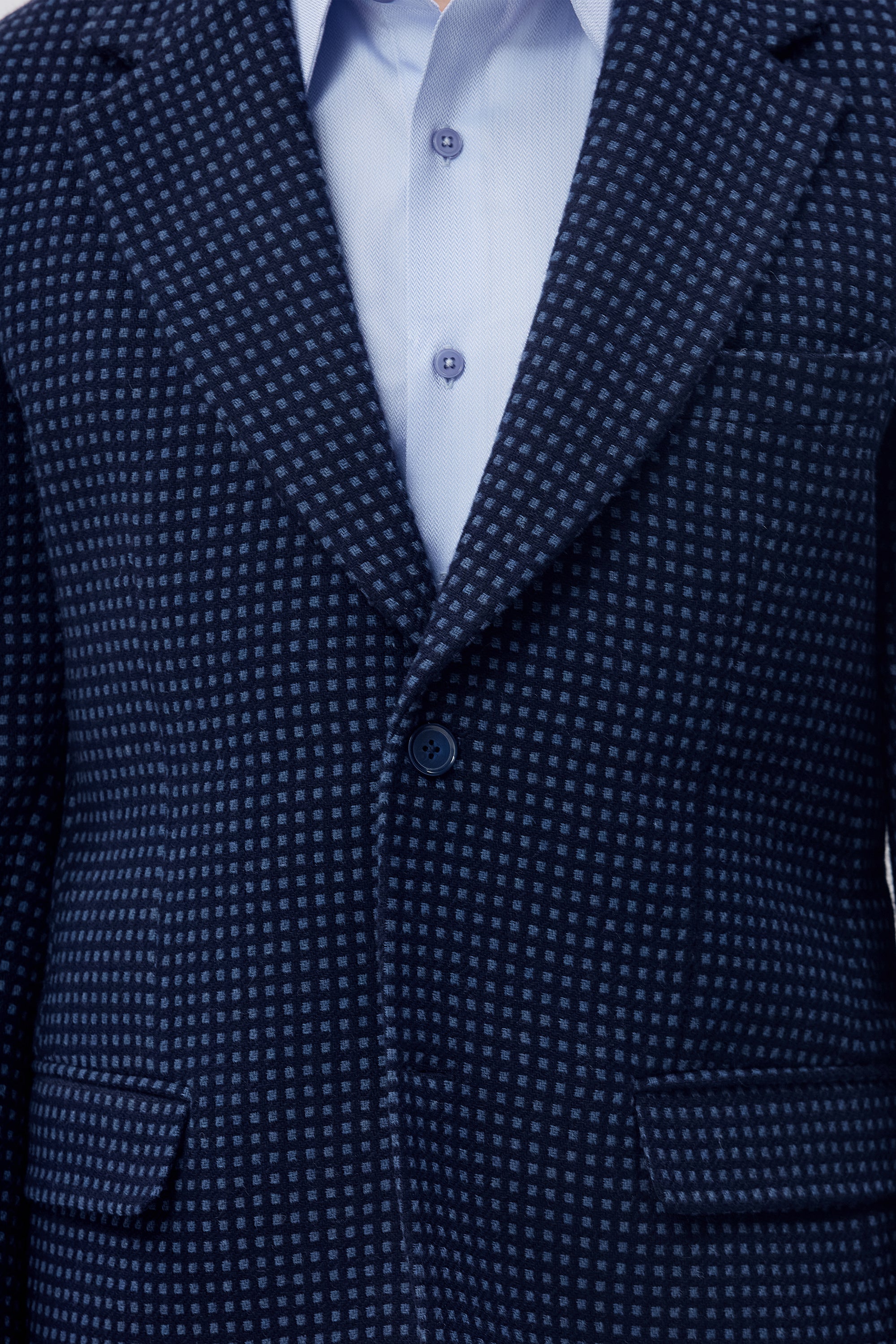 Navy Cipher Blazer