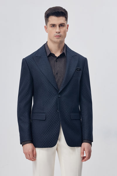 Indigo Crest Blazer