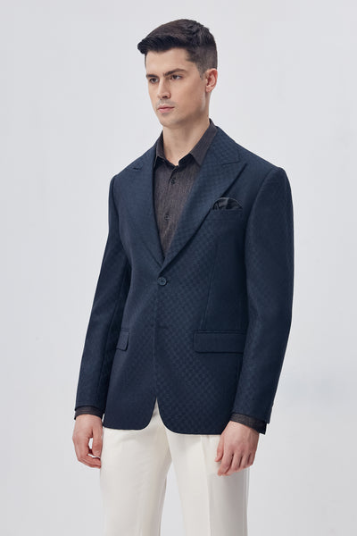 Indigo Crest Blazer