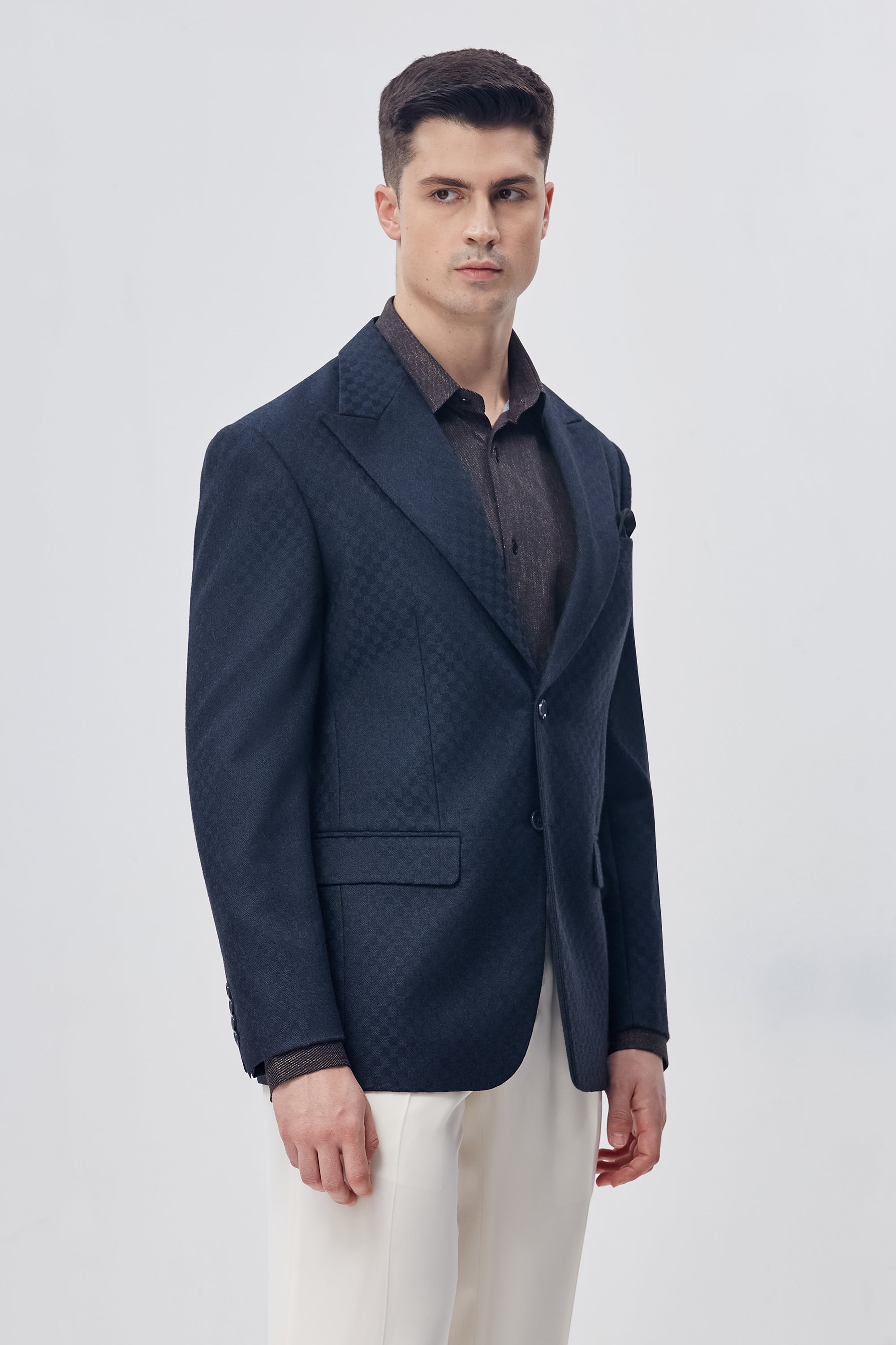Indigo Crest Blazer