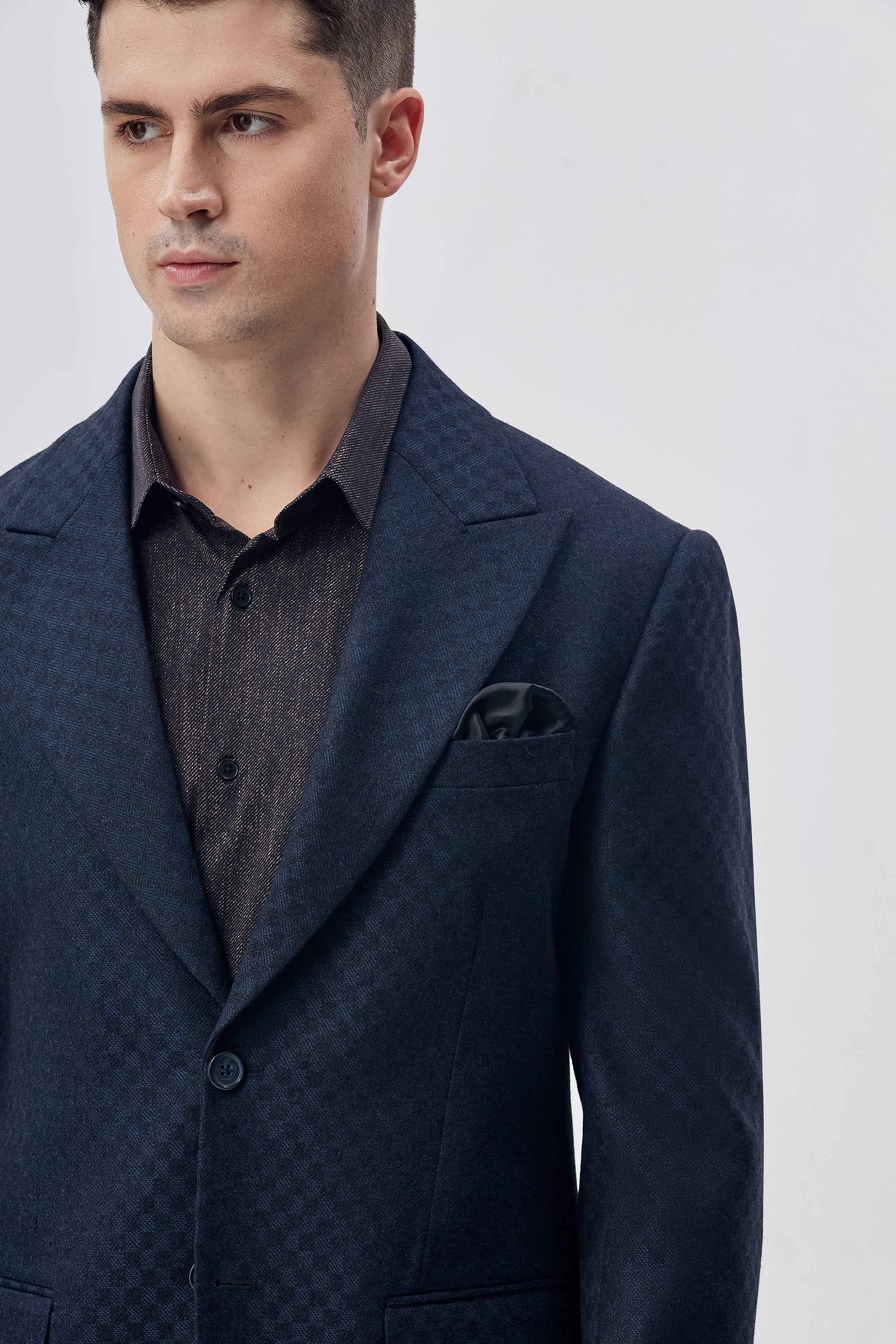 Indigo Crest Blazer