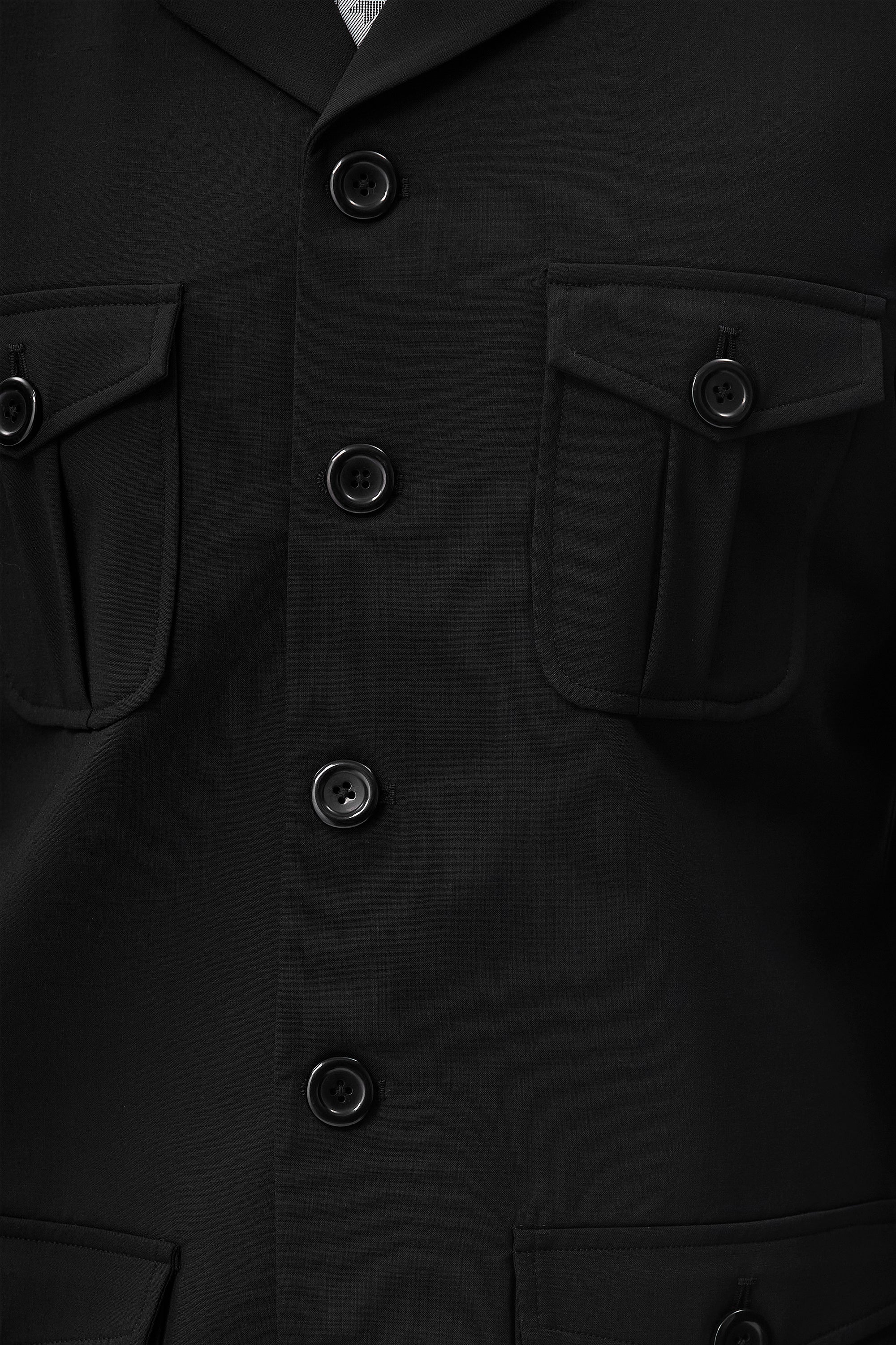 Black Terrain Shacket