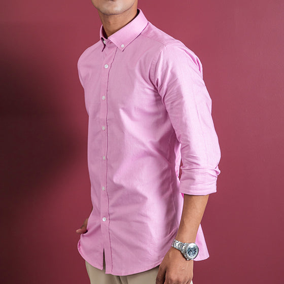 Light Pink Oxford Cotton Shirt