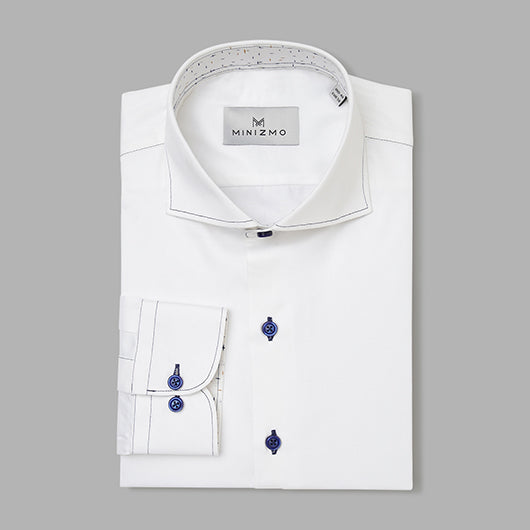 Madison White Cotton Shirt