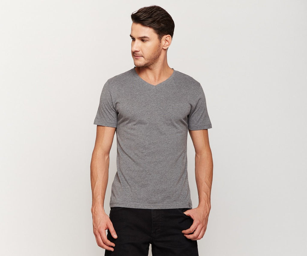 Dark Grey Peach Finish T-shirt
