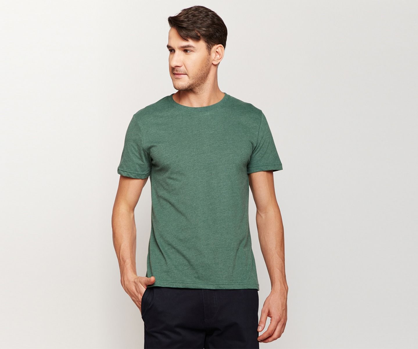 Emerald Green Peach finish T-shirt