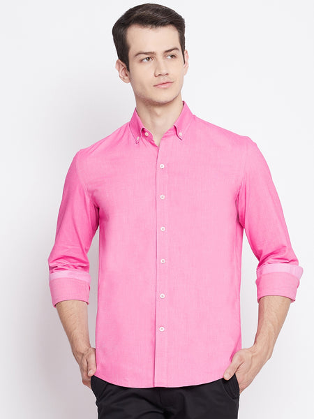 Regis Pink Oxford Cotton Shirt