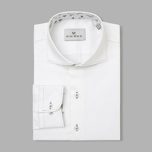 Trenton White Cotton Shirt
