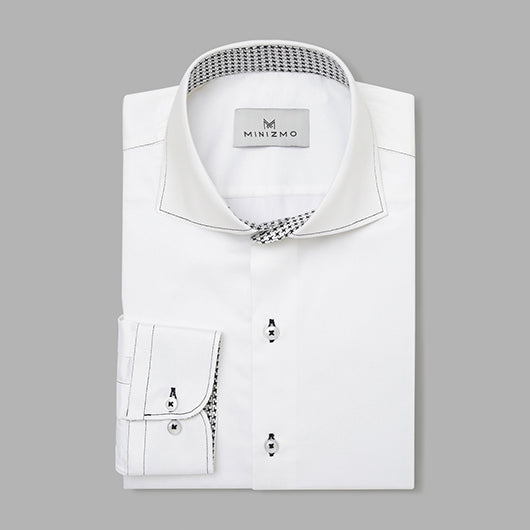 Bruce White Cotton Shirt